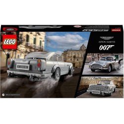 LEGO 76911 Speed Champions 007 Aston Martin DB5, Modellino Auto Giocattolo con Minifigure James Bond, Set da Collezione del Film