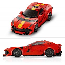 LEGO 76914 Speed Champions Ferrari 812 Competizione, Modellino di Auto Sportiva da Costruire, Serie 2023, Set con Macchina Gioca