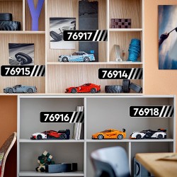 LEGO 76916 Speed Champions Porsche 963, Modellino Auto da Costruire, Macchina Giocattolo per Bambini, Set da Collezione 2023 con
