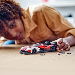 LEGO 76916 Speed Champions Porsche 963, Modellino Auto da Costruire, Macchina Giocattolo per Bambini, Set da Collezione 2023 con