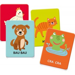 Clementoni - Sapientino Baby Carte Che Verso Fa - Gioco Educativo 1 Anno, Flashcards Montessori - Made in Italy - CL16433