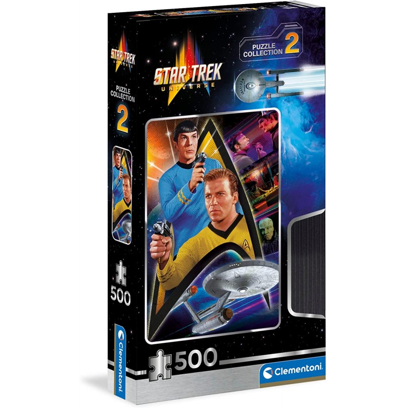 Clementoni - Star Trek - 500 Pezzi Adulti, Puzzle Film Famosi, Made in Italy, Multicolore, 35141