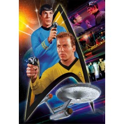 Clementoni - Star Trek - 500 Pezzi Adulti, Puzzle Film Famosi, Made in Italy, Multicolore, 35141