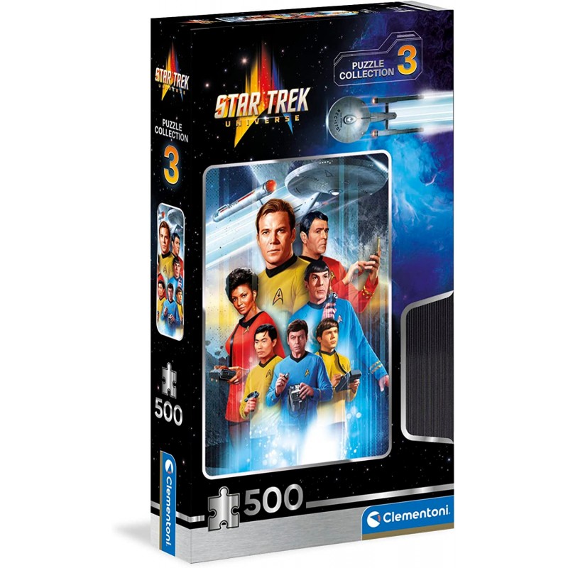 Clementoni - Star Trek - 500 Pezzi Adulti, Puzzle Film Famosi, Made in Italy, Multicolore, 35142