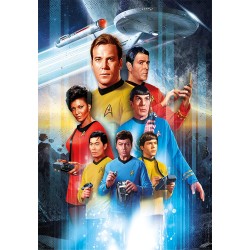 Clementoni - Star Trek - 500 Pezzi Adulti, Puzzle Film Famosi, Made in Italy, Multicolore, 35142