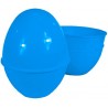 Guscio Uova Contenitore in plastica colore azzurro