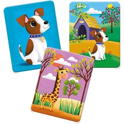 Clementoni - Sapientino Baby Case dei Cuccioli - Gioco Educativo 1 Anno, Flashcards Montessori - Made in Italy - CL16434