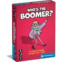 Clementoni - Party Game-Who s The Boomer - Mazzo di Carte, Gioco di società Adulti - CL16788