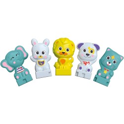 Clementoni Animali - 3 in 1 Parlante, Interattivo E Trainabile, Trenino Giocattolo Elettrico, Gioco Bambino 1 Anno (Versione in 