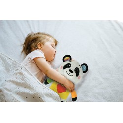 Clementoni - Love Me Panda - Peluche Neonato Interattivo, Luci E Suoni, Giocattolo Bambini 0-36 Mesi - CL17793