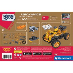 Clementoni - Scienza Build-Buggy E Quad - Set Costruzioni Bambini, Laboratorio Meccanica, Gioco Scientifico 8 Anni (Versione Ita