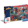 Clementoni Supercolor Marvel Spiderman - 12,16,20 e 24 Pezzi - Puzzle Supereroi - CL21515