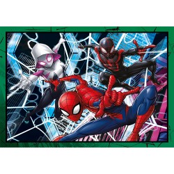 Clementoni Supercolor Marvel Spiderman - 12,16,20 e 24 Pezzi - Puzzle Supereroi - CL21515