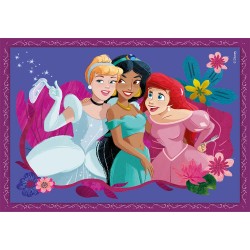 Clementoni Supercolor Disney Princess - 12,16,20 e 24 Pezzi - Puzzle Cartoni Animati - CL21517