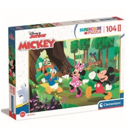 Clementoni - Maxi Puzzle Super Color Disney Mickey 104 pz - CL23772