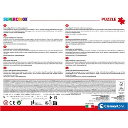 Clementoni - Paw Patrol Supercolor Patrol - 24 Pezzi Puzzle Cartoni Animati - CL24238