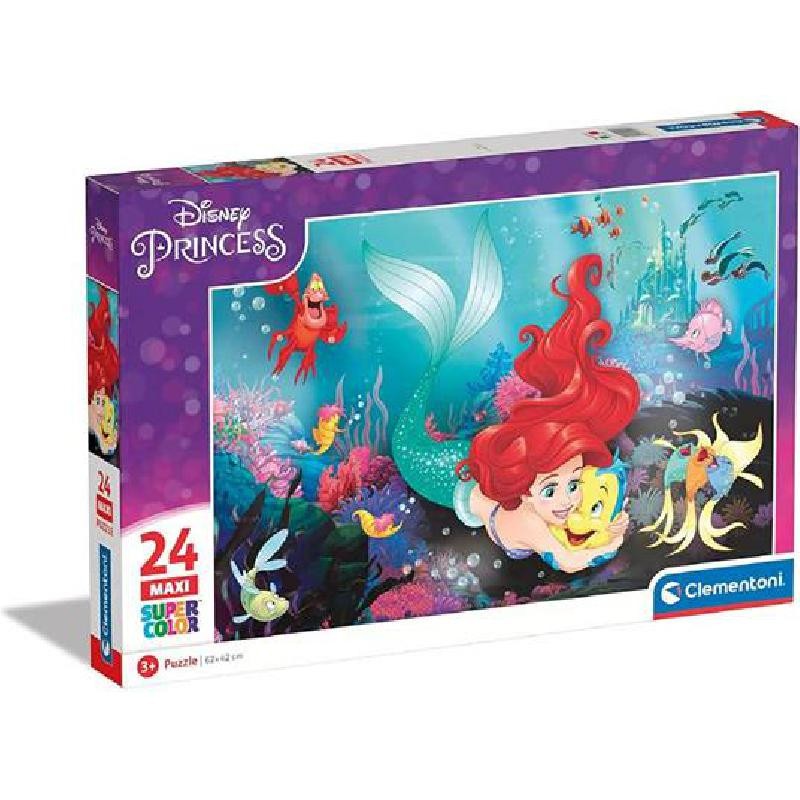 Clementoni - Puzzle Maxi Little Mermaid 24 pz - CL24243