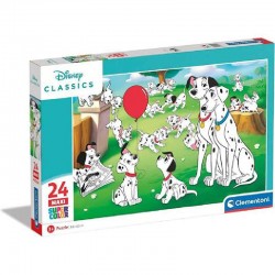 Clementoni - Puzzle Maxi Disney Classics Dalmata 24 pz - CL24245