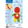 Clementoni - Milo Il Mio Dinosauro - Peluche Sviluppo Multisensoriale, Interattivo, Educativo, Gioco Bambino 6 Mesi, Lavabile in
