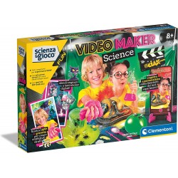 Clementoni - Fun-Video Maker Science - Laboratorio Bambini, Esperimenti di Scienza, Gioco Scientifico 8 Anni (Versione in Italia