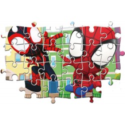 Clementoni - Disney Mickey And Friends Supercolor Marvel Spidey His Amazing Friends - 60 Pezzi Puzzle Supereroi - CL26476