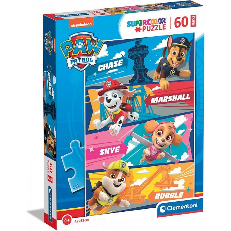 Clementoni - Puzzle Maxi 60 pz Paw Patrol - CL26592