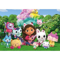 Clementoni - Gaby S Dollhouse Supercolor Dollhouse - 24 Maxi Pezzi - CL28520