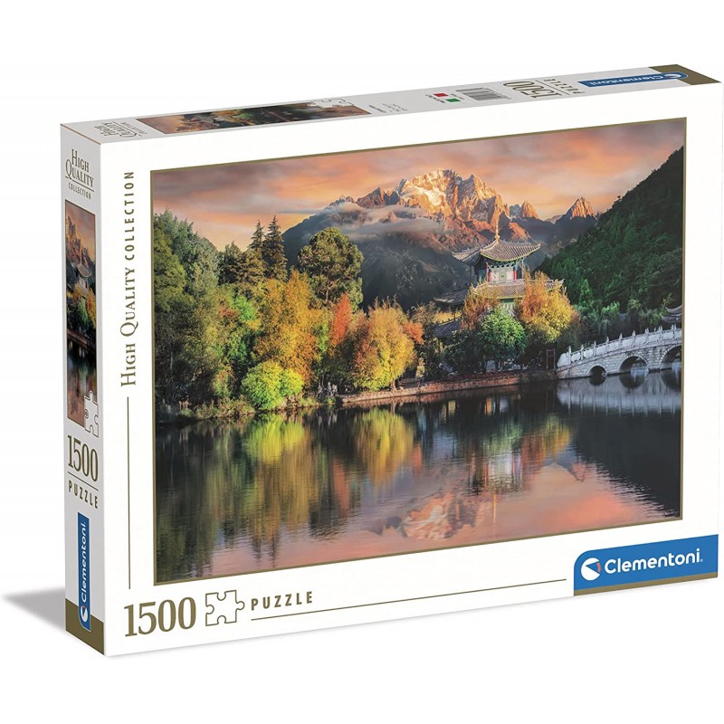 Clementoni - Puzzle Vista de Lijiang 1500 pz - High Quality Collection View - Paesaggi - CL31688