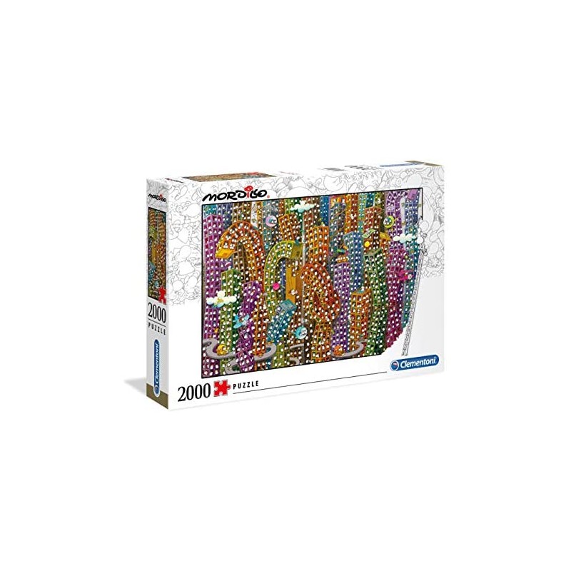 Clementoni - Mordillo Puzzle, 2000 Pezzi, Multicolore - CL32565