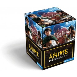 Clementoni - Attack On Titan - 500 Pezzi Adulti, Puzzle Anime, Made in Italy, Multicolore - CL35139
