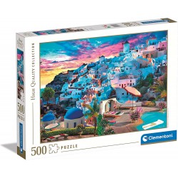 Clementoni - Collection Greece View - 500 Pezzi Puzzle Adulti, Made in Italy, Multicolore - CL35149