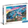 Clementoni - Collection Greece View - 500 Pezzi Puzzle Adulti, Made in Italy, Multicolore - CL35149