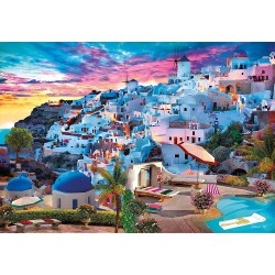 Clementoni - Collection Greece View - 500 Pezzi Puzzle Adulti, Made in Italy, Multicolore - CL35149
