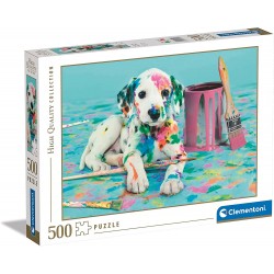 Clementoni - Collection The Funny Dalmatian - 500 Pezzi Puzzle Adulti, Made in Italy, Multicolore - CL35150