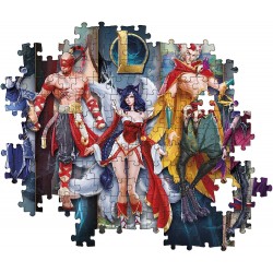 Clementoni - Puzzle League Of Legends - 1000 pezzi - Made in Italy, fantasy, videogiochi - CL39680