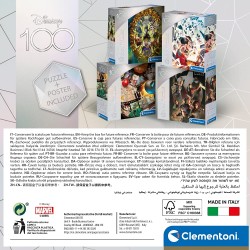 Clementoni - Disney Villains -1000 Pezzi Puzzle Adulti, Made in Italy, Multicolore - CL39718