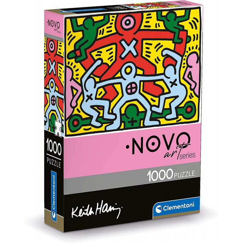 Clementoni - Keith Haring - 1000 Pezzi Adulti, Arte, Puzzle Quadri Famosi,  Made in Italy, Multicolore - CL39757