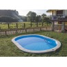 Piscina interrata GRE Serie SUMATRA 800x400 h 120 ovale