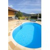 Piscina interrata GRE Serie MADAGASCAR 700x320 h 150 ovale