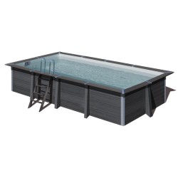 Piscina Composito GRE Serie AVANTGARDE 606x326h 124 Con Luce Rettangolare KPCOR60LN