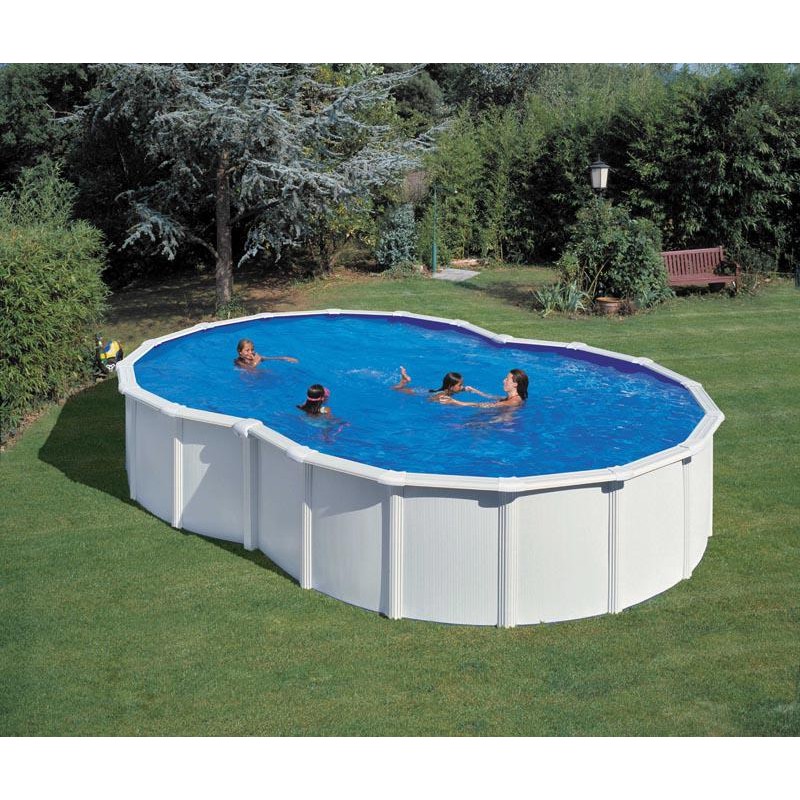 Piscina acciaio GRE serie VARADERO 640x390x120h a forma di otto