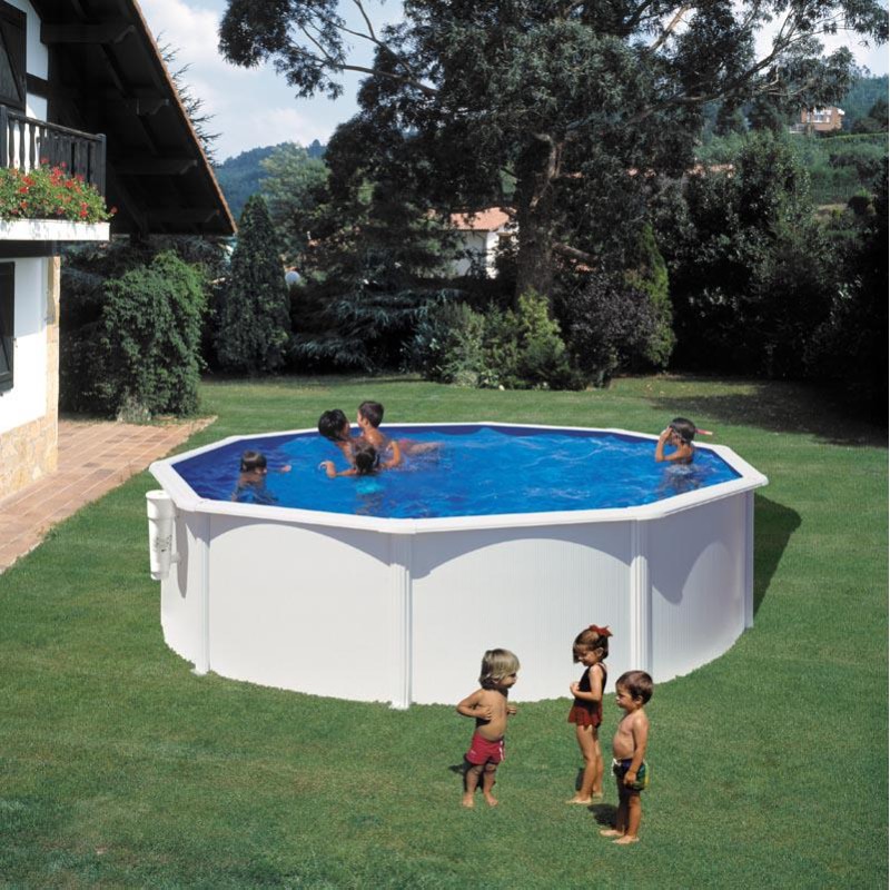 Piscina acciaio GRE serie BORA BORA 460x120h tonda