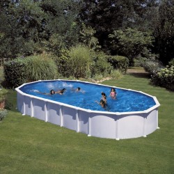 Piscina acciaio GRE serie HAITI 915x470x132h Ovale