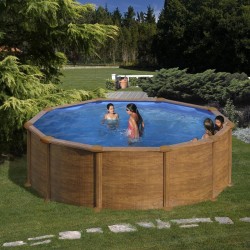 Piscina acciaio GRE serie MAURITIUS 460x132h Tonda