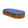 Piscina acciaio GRE serie AMAZONIA 730x375x132h Ovale