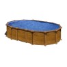 Piscina acciaio GRE serie AMAZONIA 610x375x132h Ovale