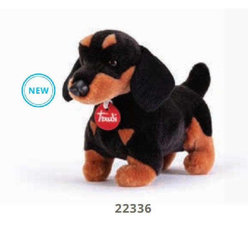 Trudi - Peluche bassotto Leo cm 11×19×25 - 22336 Trudi - Peluche bassotto Leo cm 11×19×25 - 22336