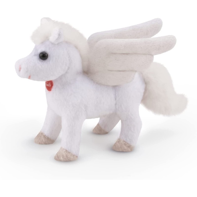 Trudi - Peluche Sweet pegaso - 6 x 10 x 12 cm, colore: bianco pegaso - 52440