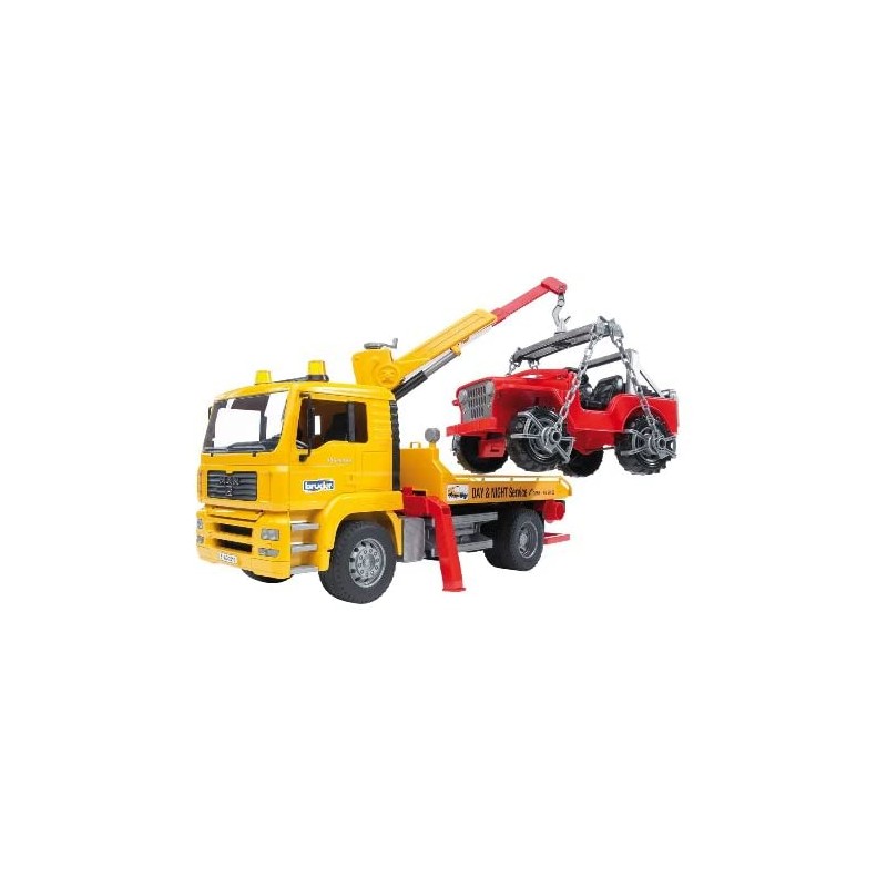 Bruder - Man TGA Camion Trasporto Jeep - 02750