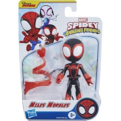 Hasbro Spidey and his Amazing Friends - Miles Morales, Action Figure Giocattolo da 15 cm, con 1 Accessorio - F19365X61